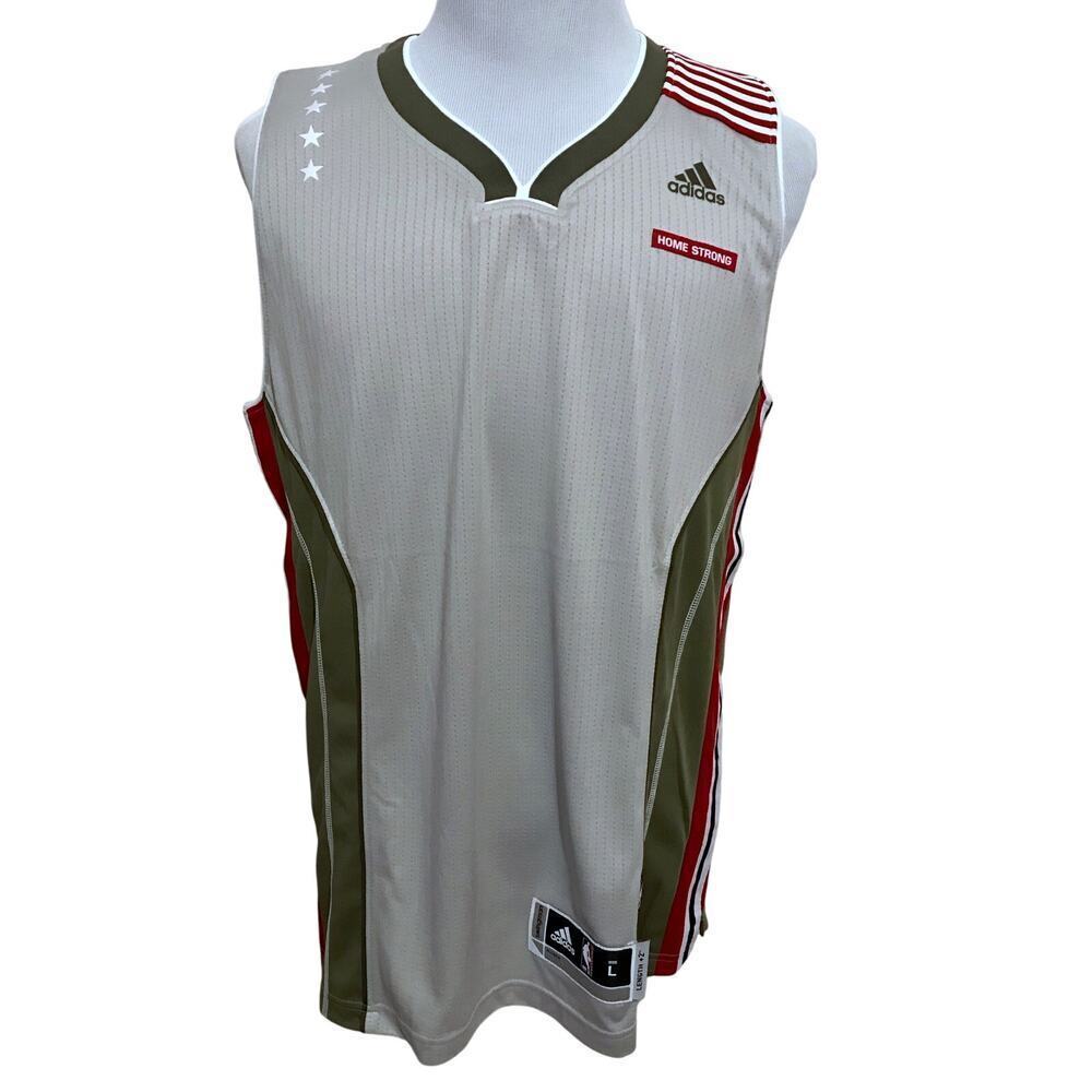 Adidas NWOT Generic NBA Army Jersey Men L